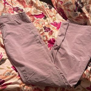 Bottom Pants Size 31 Stretch Cordaroy beautiful mauve color Never been worn